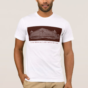 T-shirt I Love Lida Belarus Architecture Castle Sketch