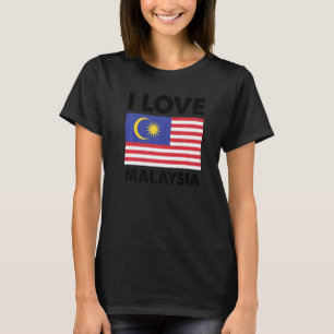 T-shirt I Love Malaysia I Heart Malaysia Family Travel Mal