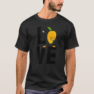 T-shirt I Love Mango Sweet Dabbing Funny Mango Fruit Love