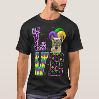 T-shirt I Love Mardi Gras Festival Fête Lover Funny Schna