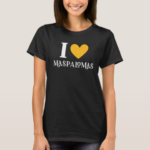T-shirt I Love Maspalomas Gran Canaria Espagne Premium