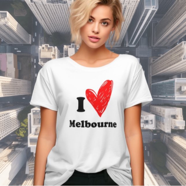 T-shirt I Love Melbourne (Créateur téléchargé)