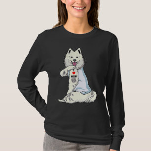 T-shirt I Love Mom Tattoo American Eskimo Fête des mères