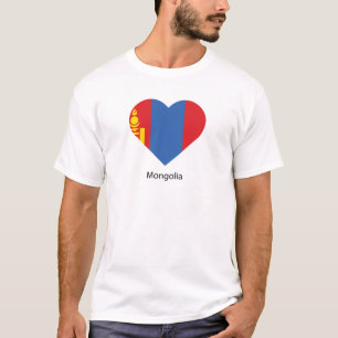 T-shirt I Love Mongolie