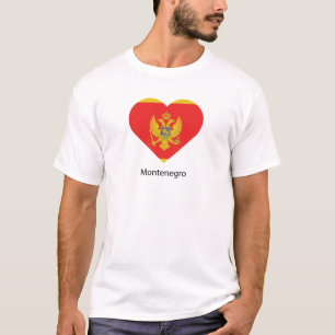 T-shirt I Love Monténégro