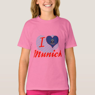 T-shirt I Love Munich, Dakota du Nord
