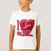 I Love My BFF rouge - coeur
