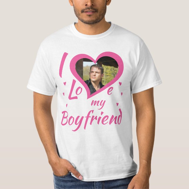 T-shirt I Love my Boyfriend (Devant)