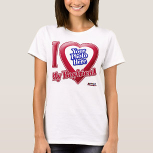 T-shirt I Love My Boyfriend - Photo
