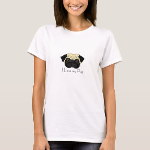 T-shirt I Love My Carlin mignon Carlin et Love Citation