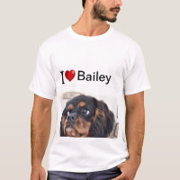 I Love My Dog photo personnalisée