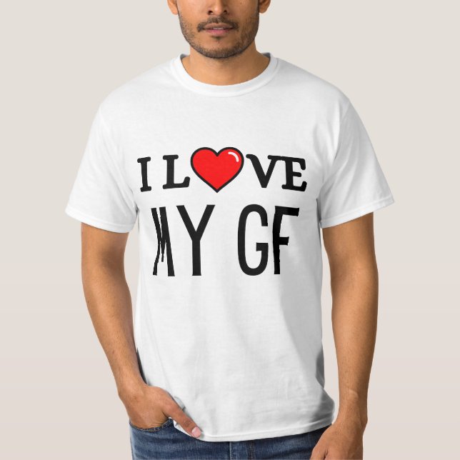 T-shirt I love my girl (Devant)