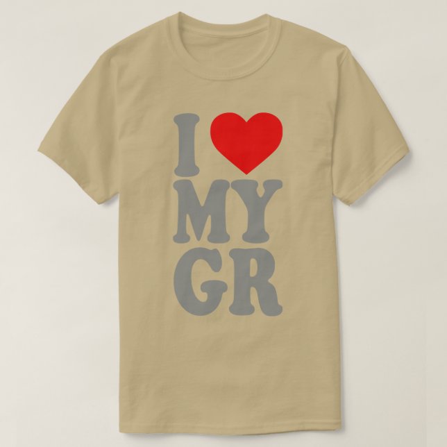 T-shirt I Love My Girlfriend 11 (Design devant)