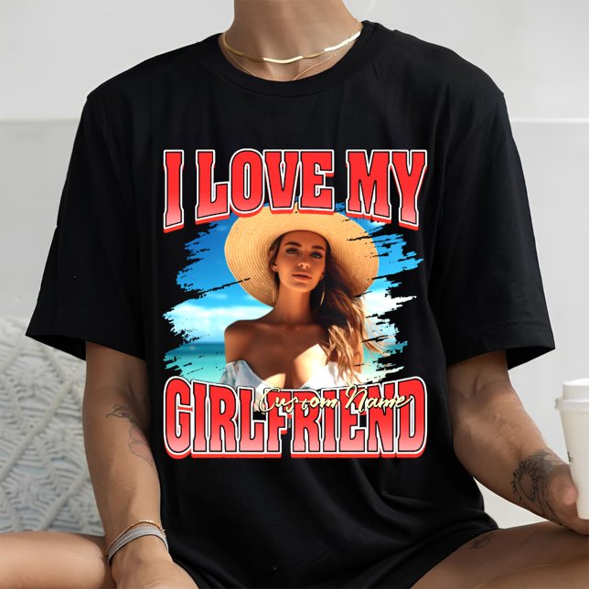 T-shirt I Love My Girlfriend bootleg valentinjour rap (Créateur téléchargé)