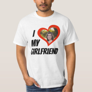 T-shirt I Love my Girlfriend Custom