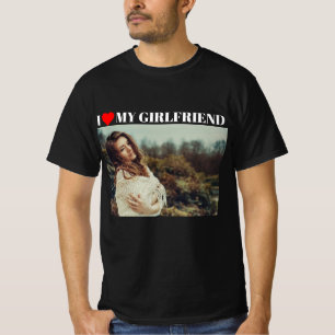 T-shirt I Love My Girlfriend Personnalisé