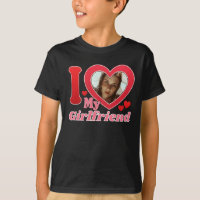 I Love My Girlfriend Petit ami Femme Mari Photo