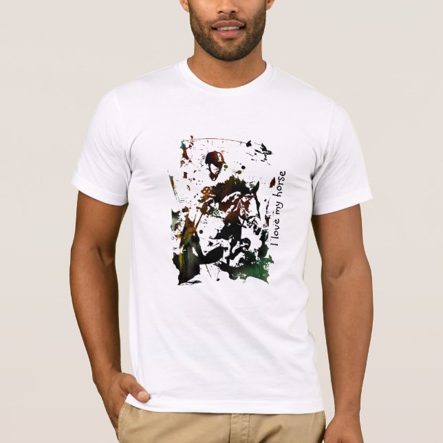 T-shirt I love my horse (Devant)