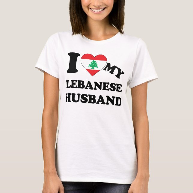 T-shirt I love my Lebanese Husband (Devant)