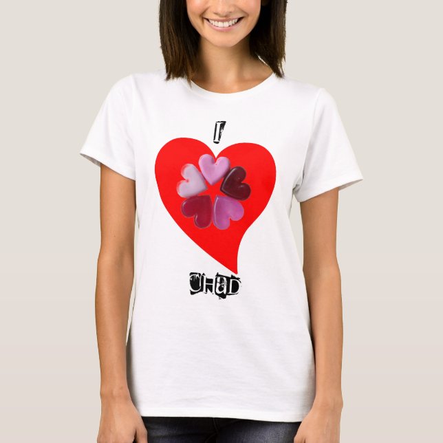 T-shirt I Love My Man Customeable Burnout Tee (Devant)