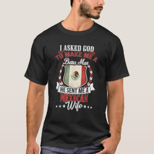 T-shirt I Love my Mexican Wife Anniversary for Husband