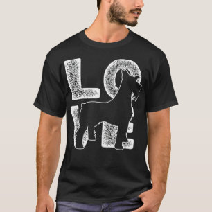 T-shirt I Love My Miniature Schnauzer Theme Amoureux des c