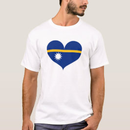 T-shirt I Love Nauru Drapeau