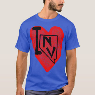 T-shirt I Love Nevada I Heart Nevada