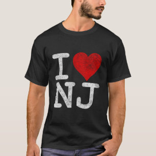 T-shirt I Love New Jersey I Heart Nj