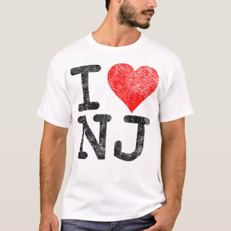 T-shirt I Love New Jersey I Heart Nj