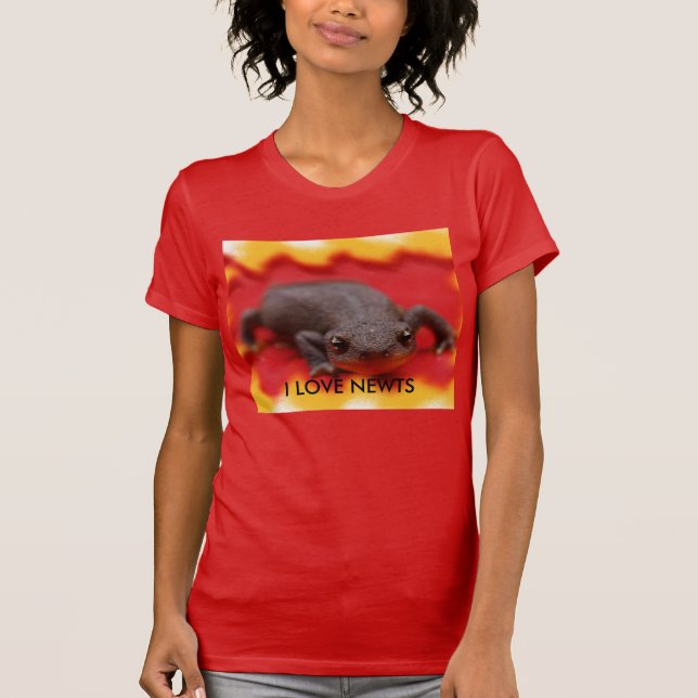 T-shirt I Love Newts (Devant)