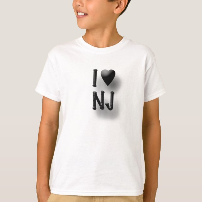 T-SHIRT I-LOVE-NJ (Devant)