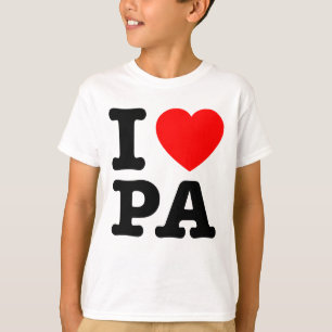 T-shirt I LOVE PA Pennsylvanie