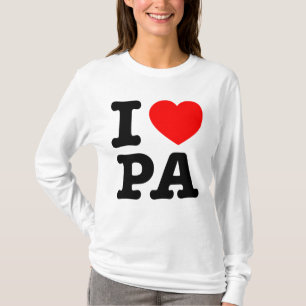 T-shirt I LOVE PA Pennsylvanie