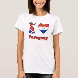 T-shirt I Love Paraguay