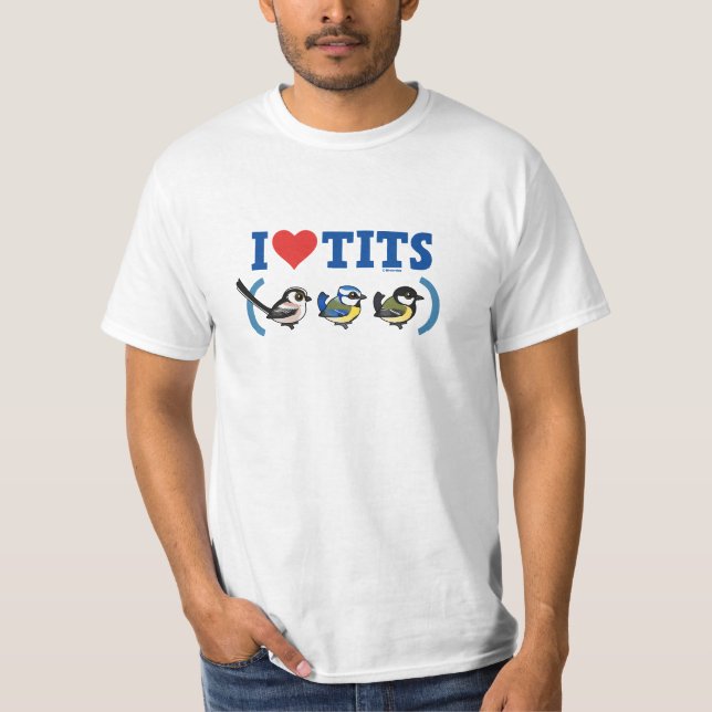 T-shirt I Love Paridae EU (Devant)