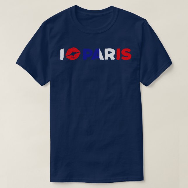 T-shirt I Love Paris (Design devant)