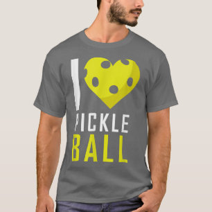 T-shirt I Love Pickleball, Drôle cadeau de retraite cardia