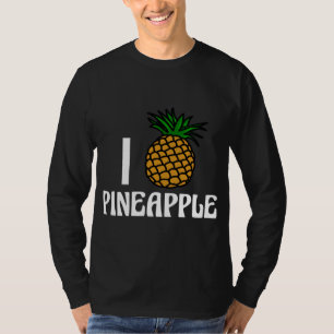 T-shirt I Love Pineapple Cute Fruit