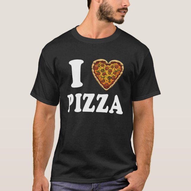 T-shirt I Love Pizza (Devant)