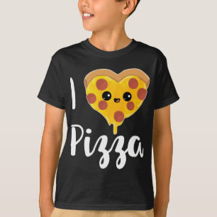 T-shirt I love Pizza - Funky Foodie Fromage Salami Lover G
