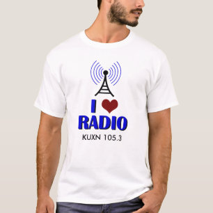 T-shirt I Love Radio Custom Station DJ