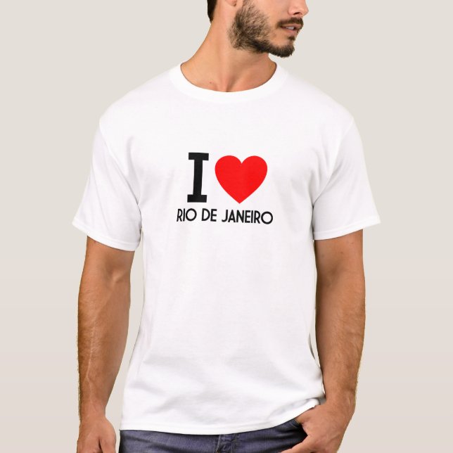 T-shirt I Love Rio de Janeiro (Devant)