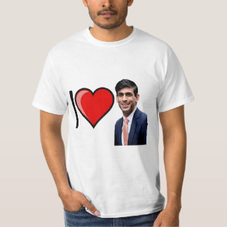 T-shirt I Love Rishi Sunak