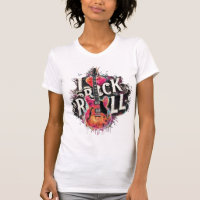 I Love Rock N Roll Guitare Electrique Peinture Mus