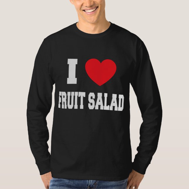 T-shirt I Love salade de fruits (Devant)