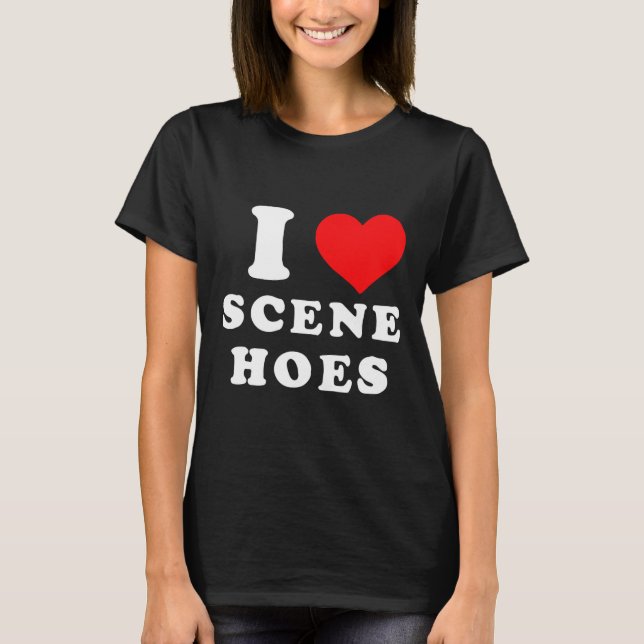 T-shirt I Love Scene Hos 1 (Devant)
