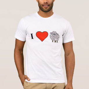 T-shirt I Love Sheep