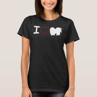 T-shirt I Love Shih Tzu Chien I Love Heart