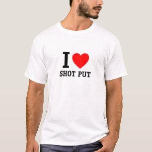 T-shirt I Love Shot Put